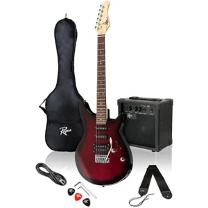 Rogue Rocketeer Electric Guitar Pack Wine Burst